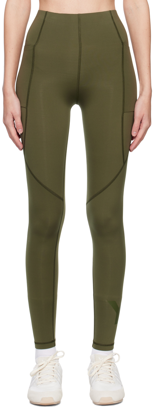 Y3 Green Classic Leggings Y3