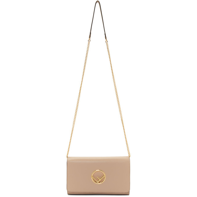 fendi pink wallet on chain