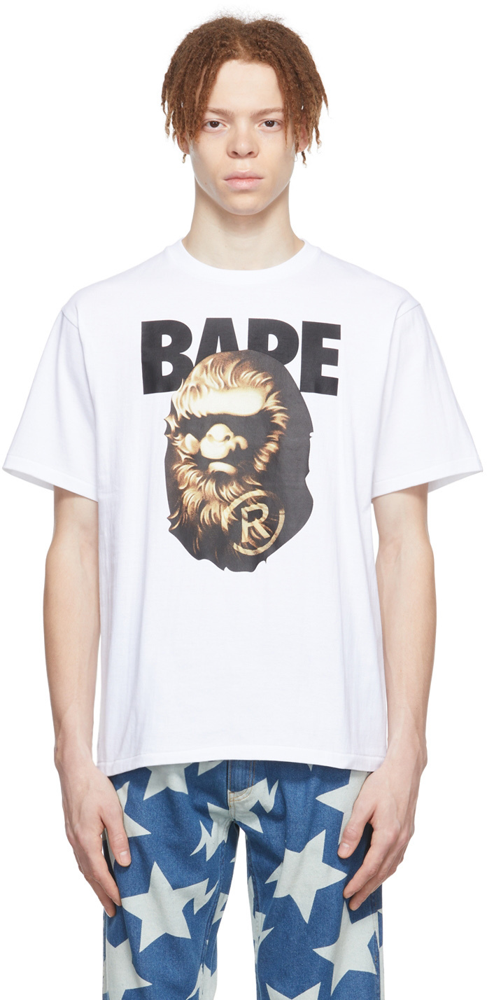 Photo: BAPE White Ape Head T-Shirt