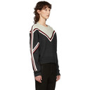Isabel Marant Etoile Grey and White Kimo Crewneck Sweater