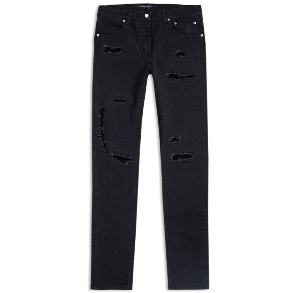 Alexander Mcqueen Distressed And Repaired Skinny Fit Jeans Alexander Mcqueen