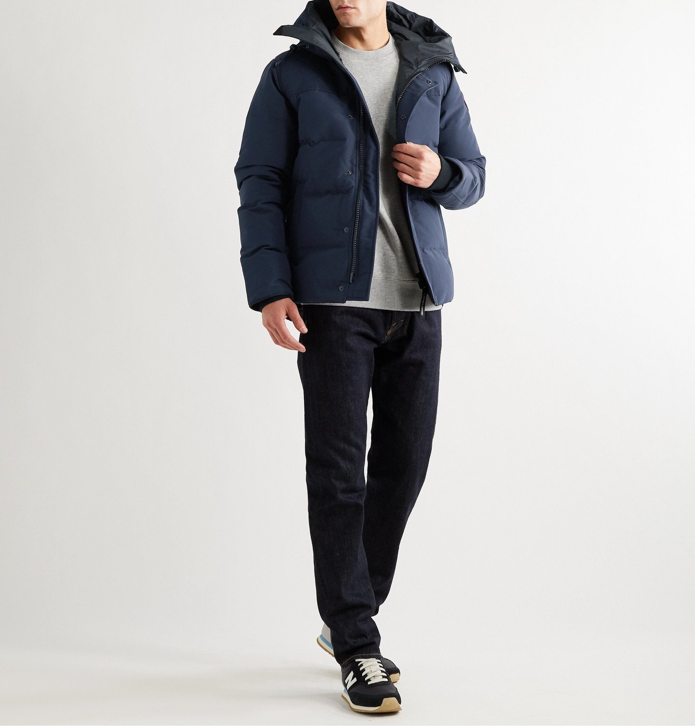 macmillan quilted shell hooded down parka