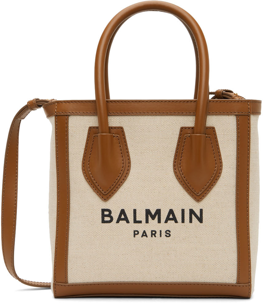 Balmain Off-White B-Army Shopper Top Handle Bag Balmain