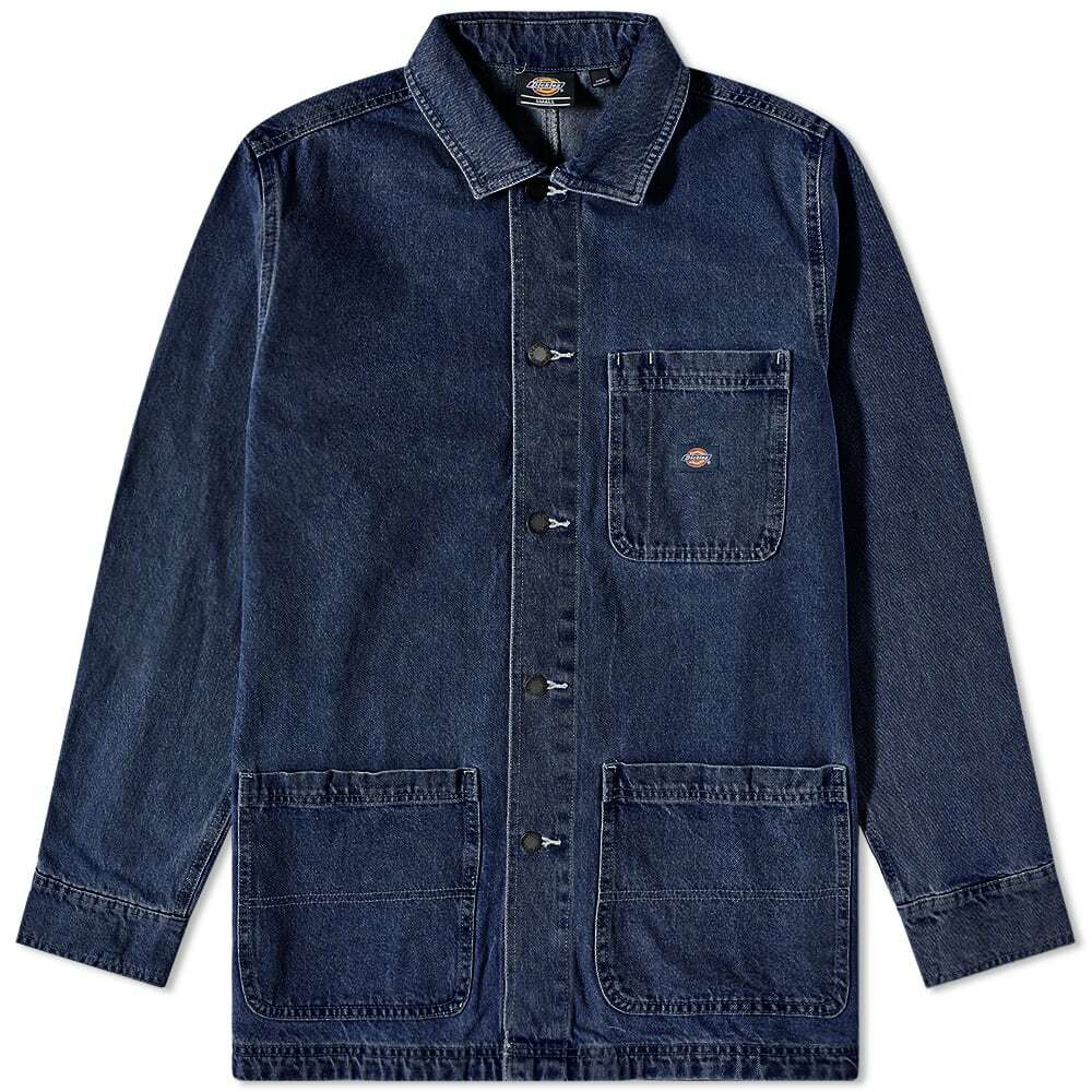 Dickies Men's Denim Chore Jacket in Indigo Dickies Construct