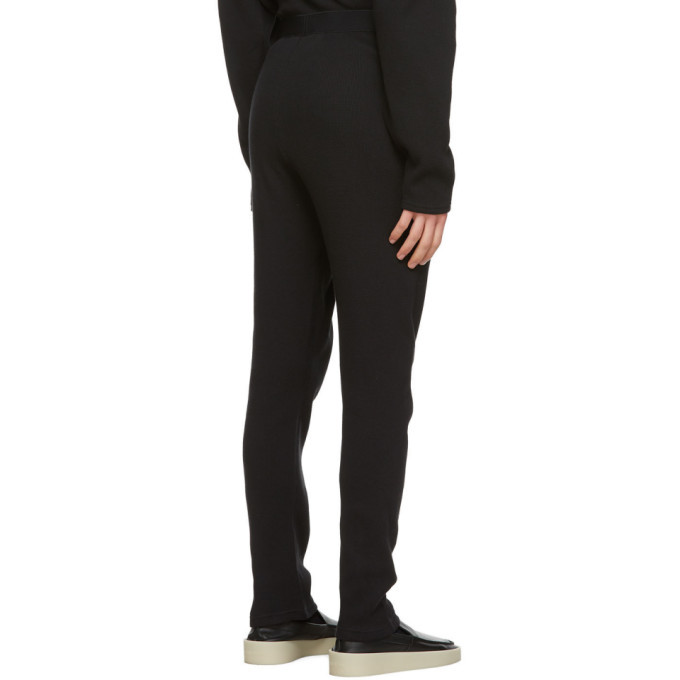 Essentials Black Thermal Lounge Pants 