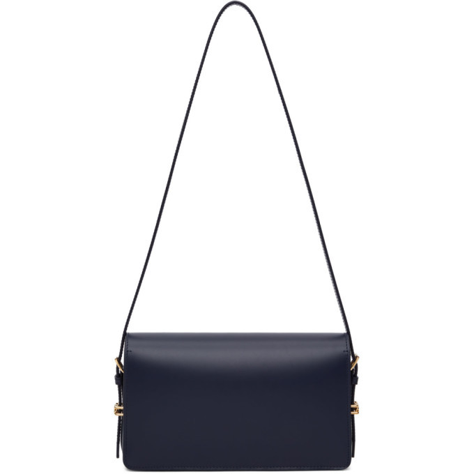 Burberry Navy Small Grace Bag Burberry