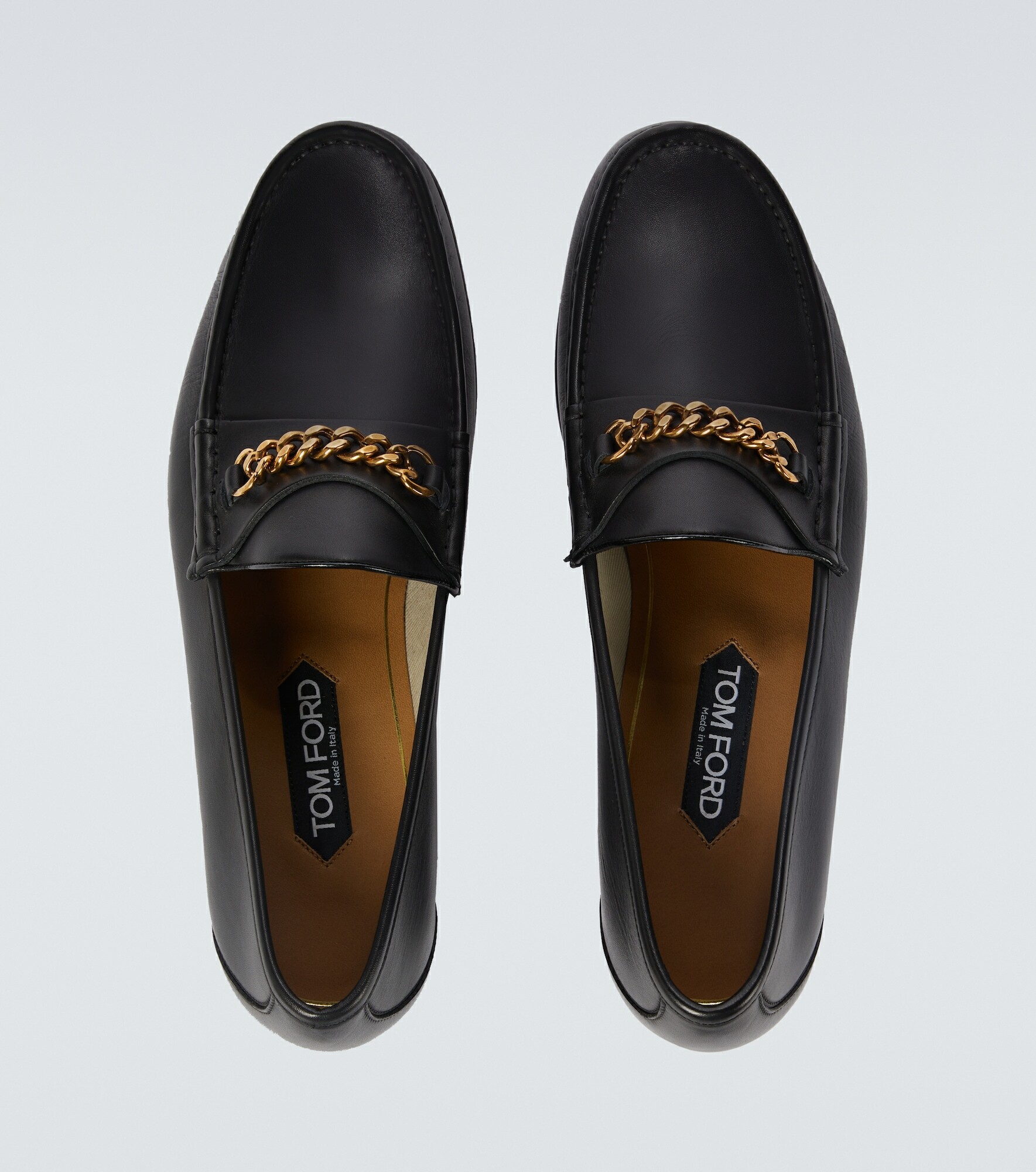 Tom Ford - leather York Chain loafers TOM FORD