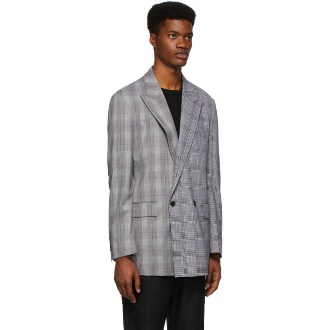 black check blazer