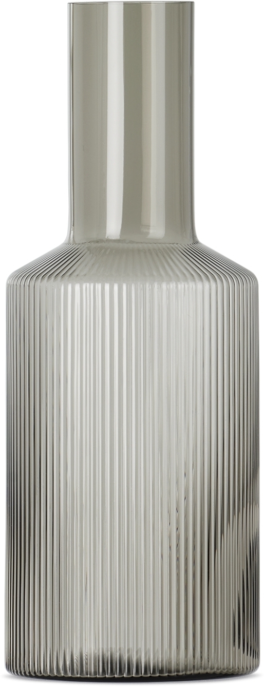 ferm LIVING Gray Ripple Carafe ferm LIVING