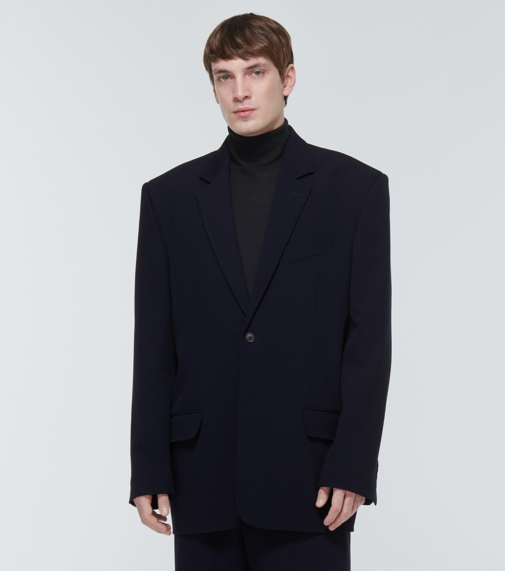 Balenciaga Men's Wool Blazer Black main image 0