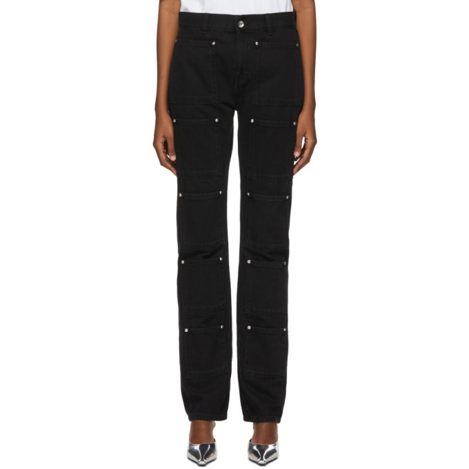 Lourdes Black Multi Pocket Jeans Lourdes