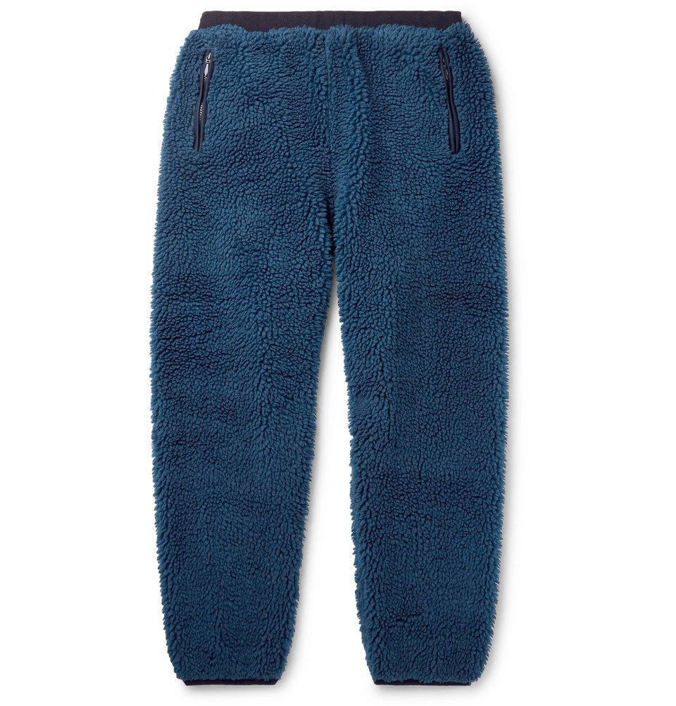 wide leg fleece sweatpants