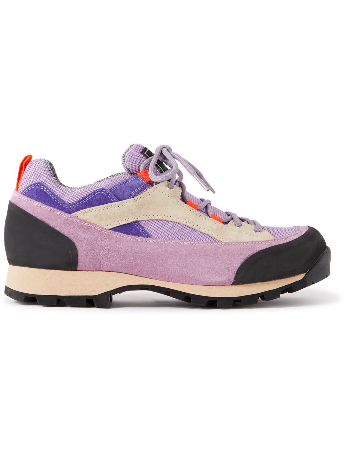 Photo: Diemme - Grappa Suede and Mesh Sneakers - Purple