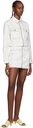 Reformation White Anna Miniskirt