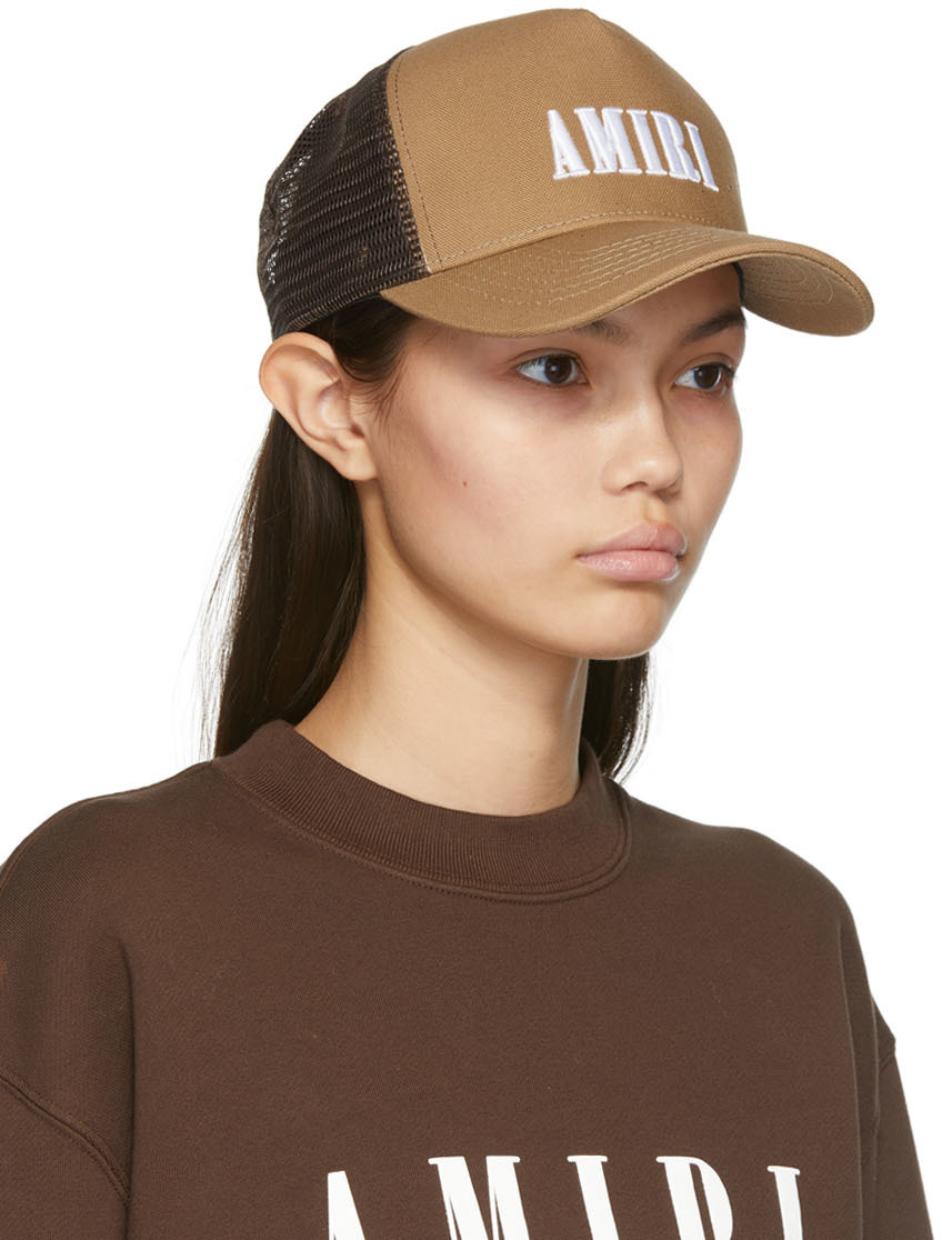 brown amiri hat