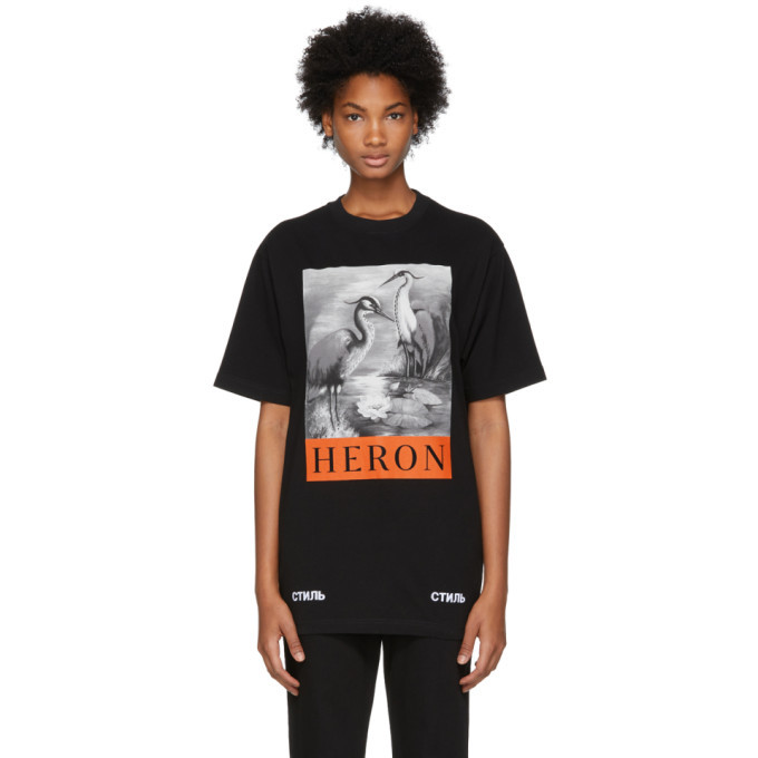 Heron Preston Black Herons T-Shirt Heron Preston