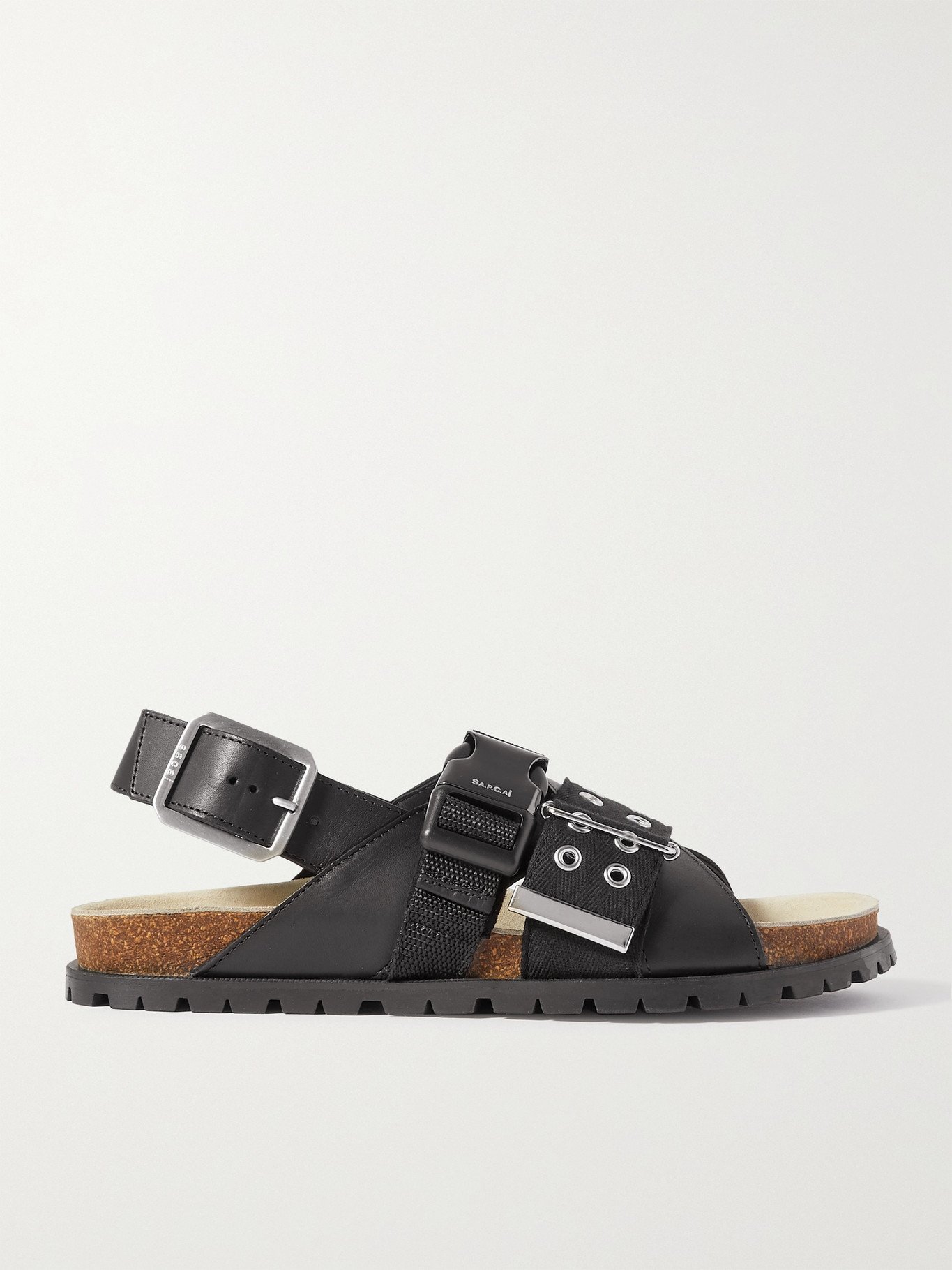 A.P.C. - Sacai Jules Leather Sandals - Black - EU 42 A.P.C.