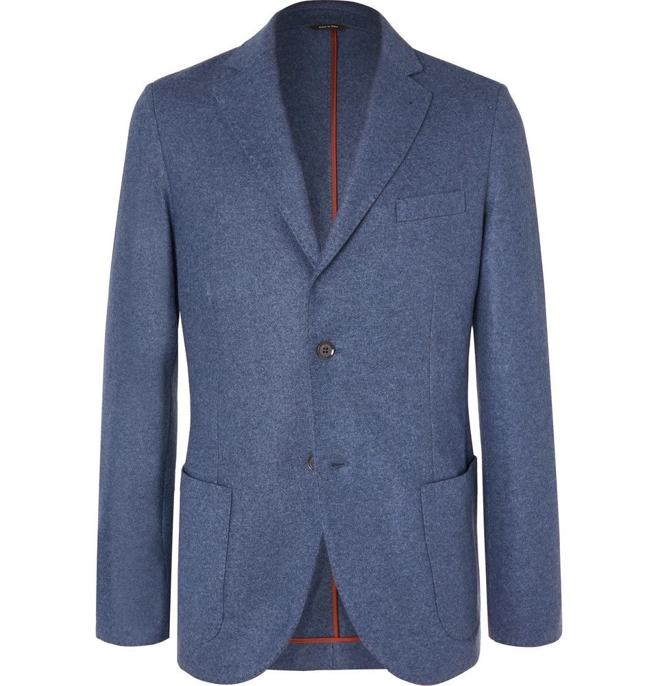 Loro Piana - Blue Slim-Fit Cashmere Blazer - Blue Loro Piana