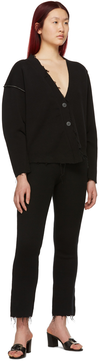 PERVERZE Black Slip Knit Cardigan PERVERZE