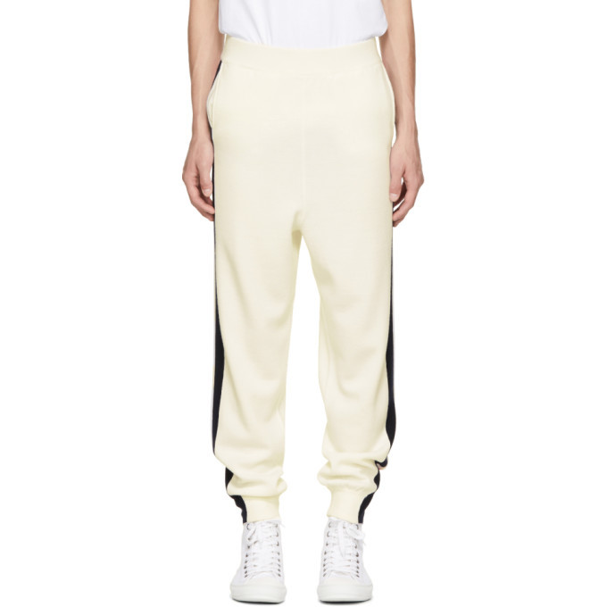 off white stripe sweatpants