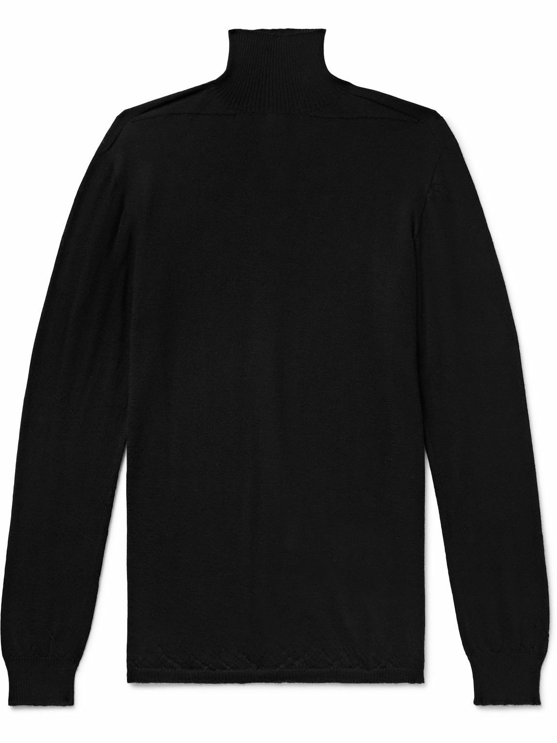 Photo: Rick Owens - Cashmere Rollneck Sweater