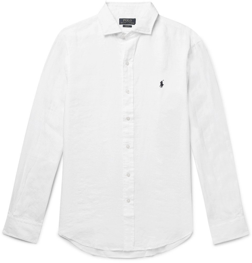 Polo Ralph Lauren - Slim-Fit Linen Shirt - Men - White Polo Ralph Lauren