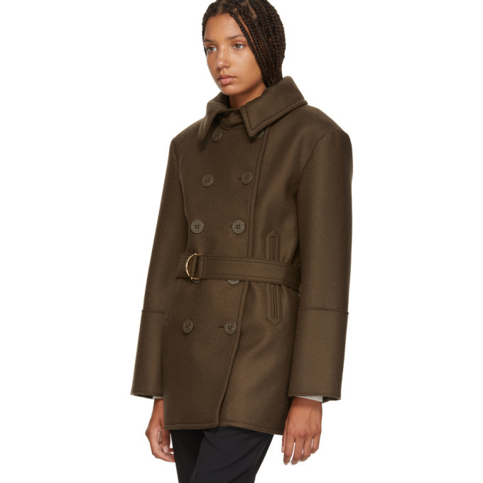 Chloe Brown Short Trench Coat Chloe