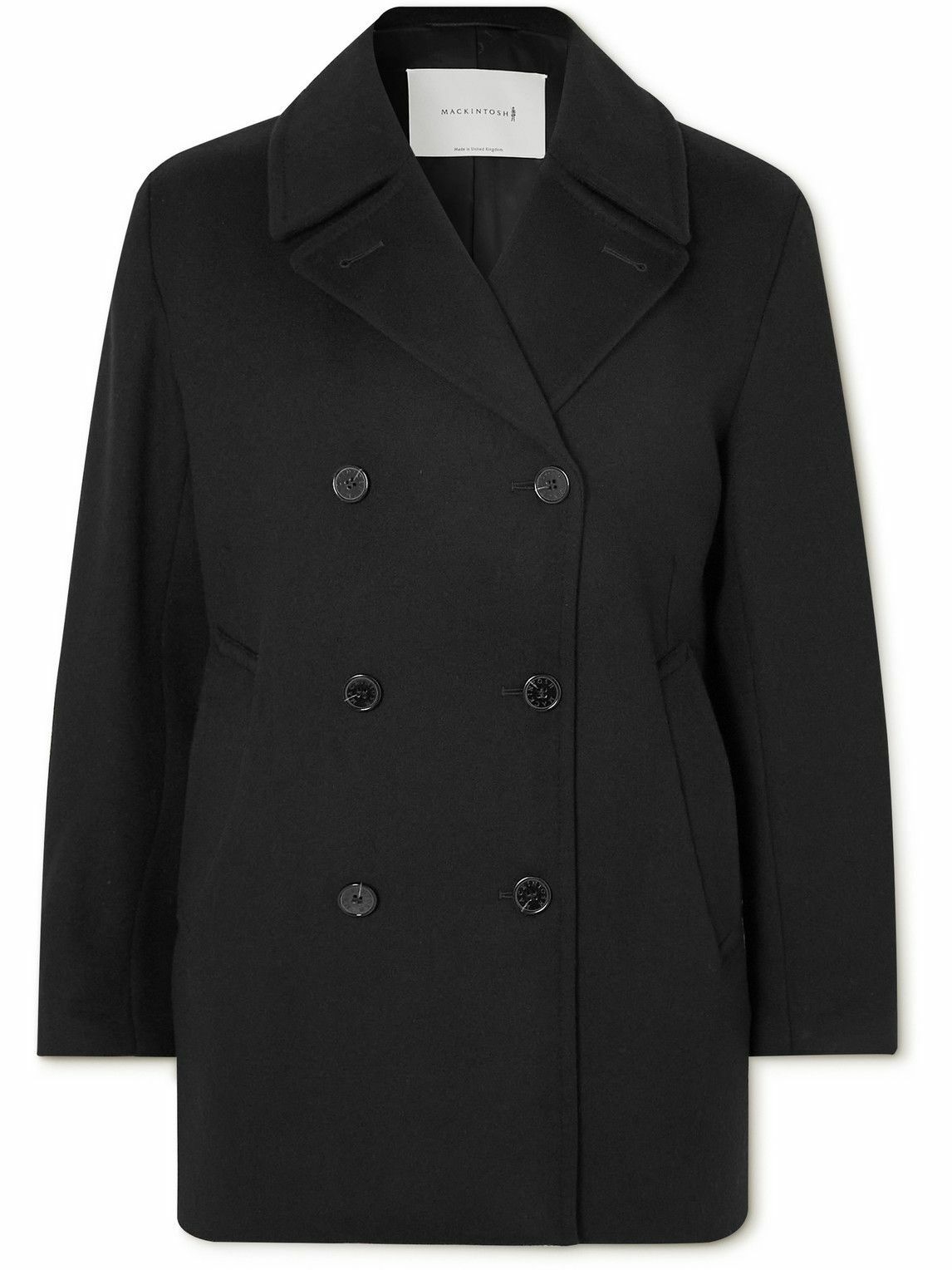 Mackintosh - Dalton Wool And Cashmere-Blend Peacoat - Black Mackintosh