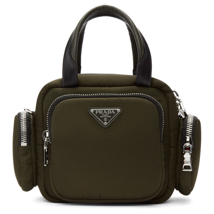 prada double pocket shoulder bag