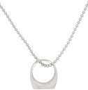 1017 ALYX 9SM Silver Double Ring Necklace