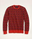 Brooks Brothers Men's Men's Lunar New Year Rabbit Intarsia Cotton Cashmere Sweater | Red