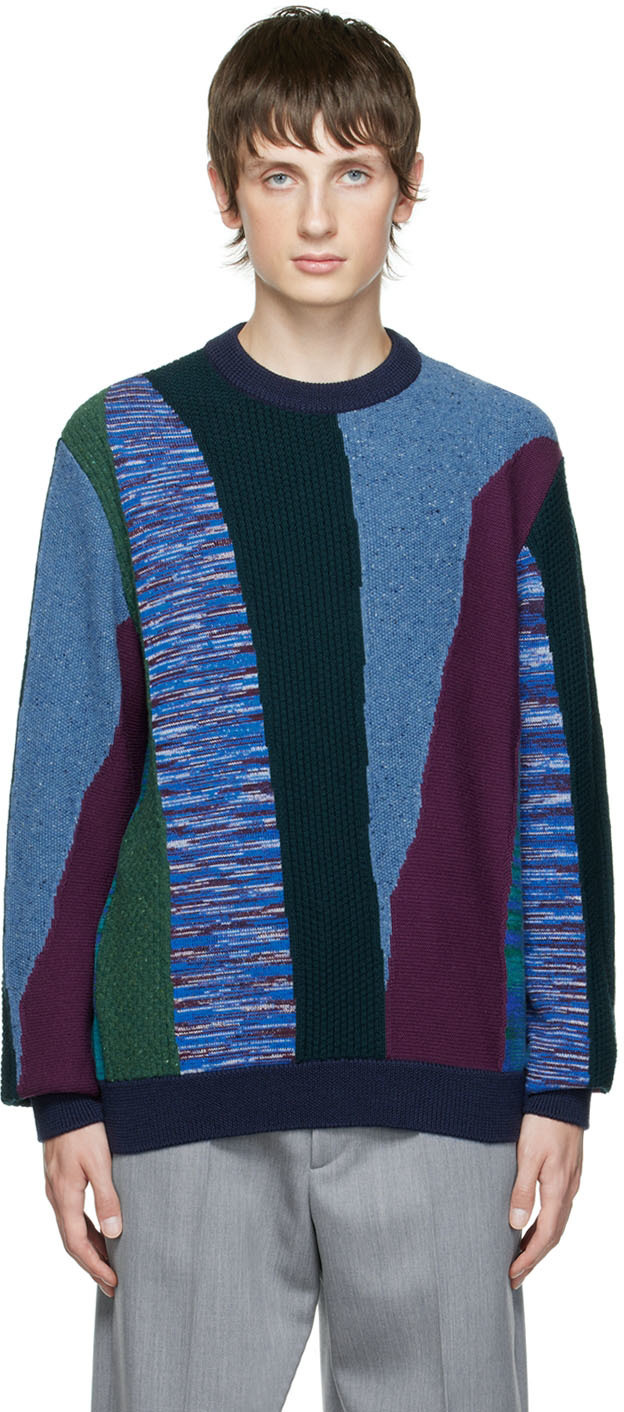 Missoni Multicolor Paneled Sweater Missoni