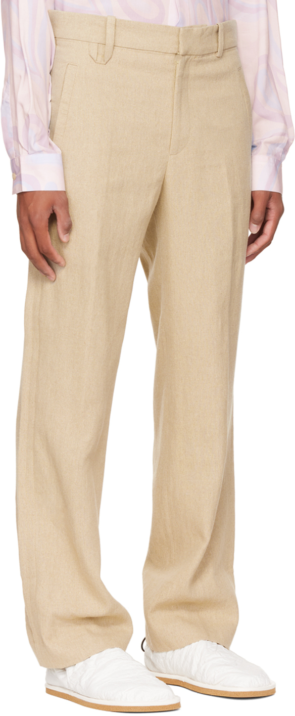 Jacquemus Beige Le Papier 'Le Pantalon Linu' Trousers Jacquemus