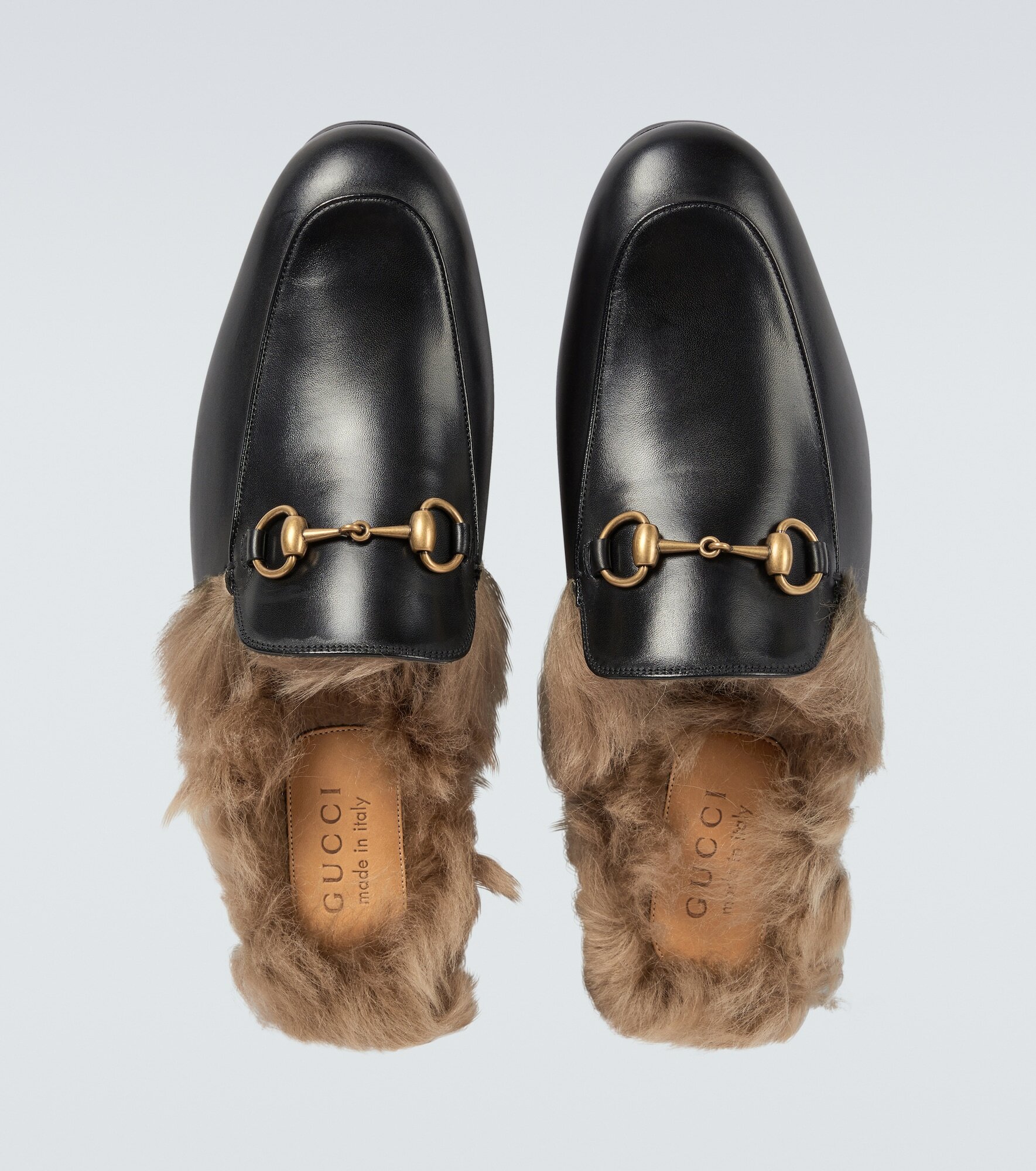 Gucci Princetown Leather Slippers Gucci