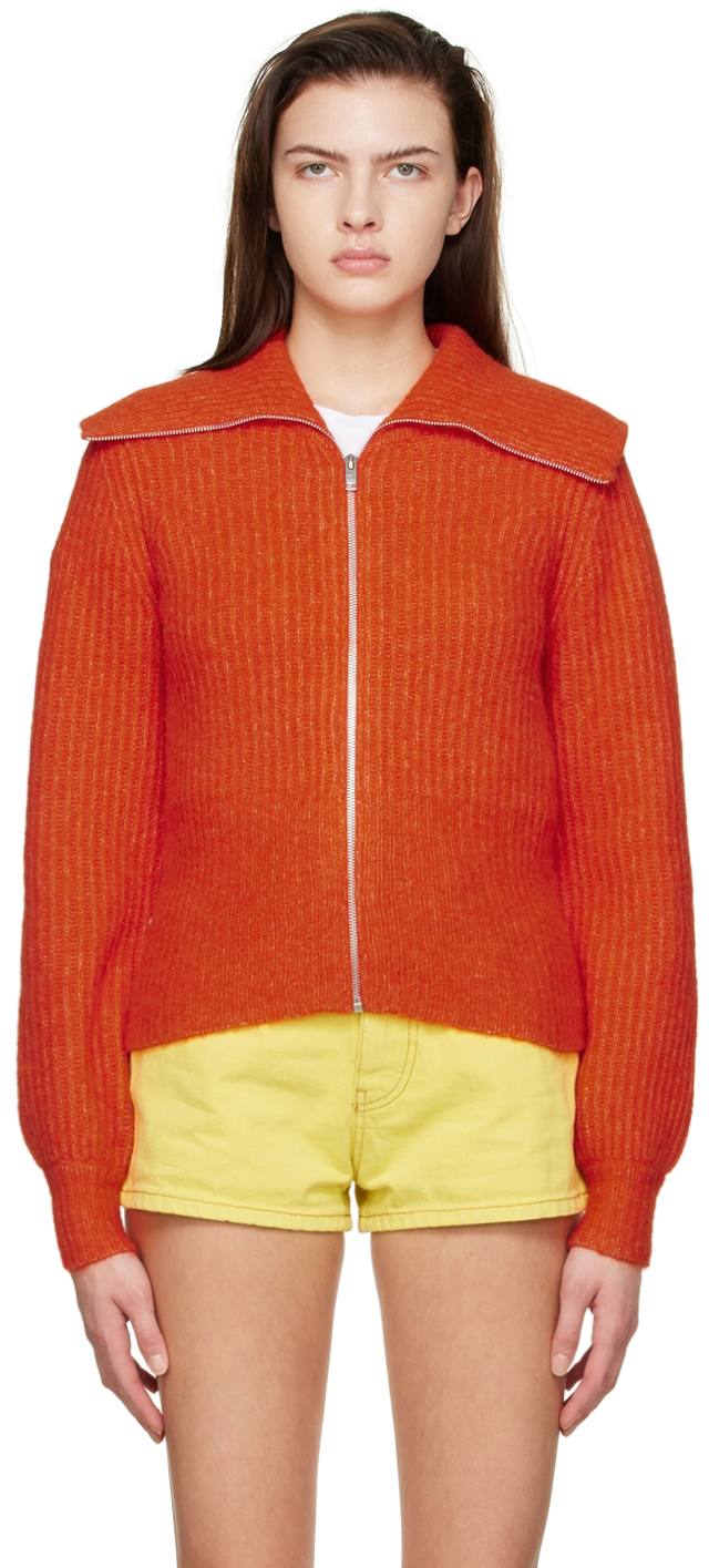 GANNI Orange Alpaca \u0026 Merino Wool 