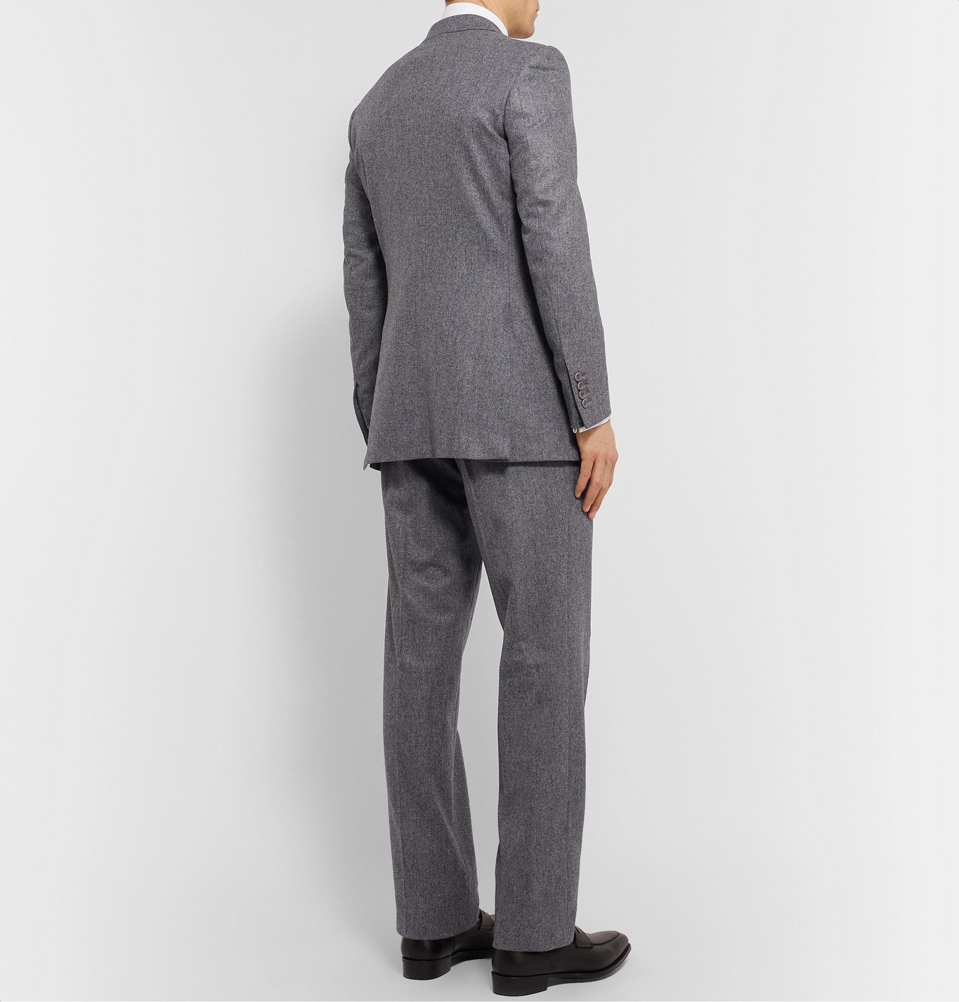 Maximilian Mogg - Grey Double-Breasted Wool-Flannel Suit - Gray ...