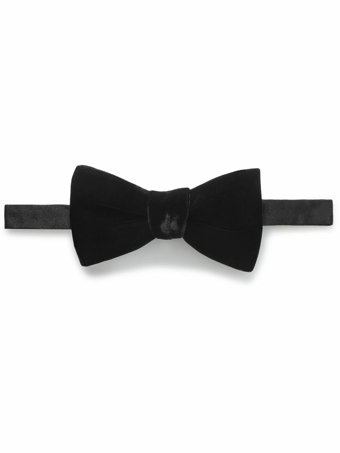 yves saint laurent velvet bow tie