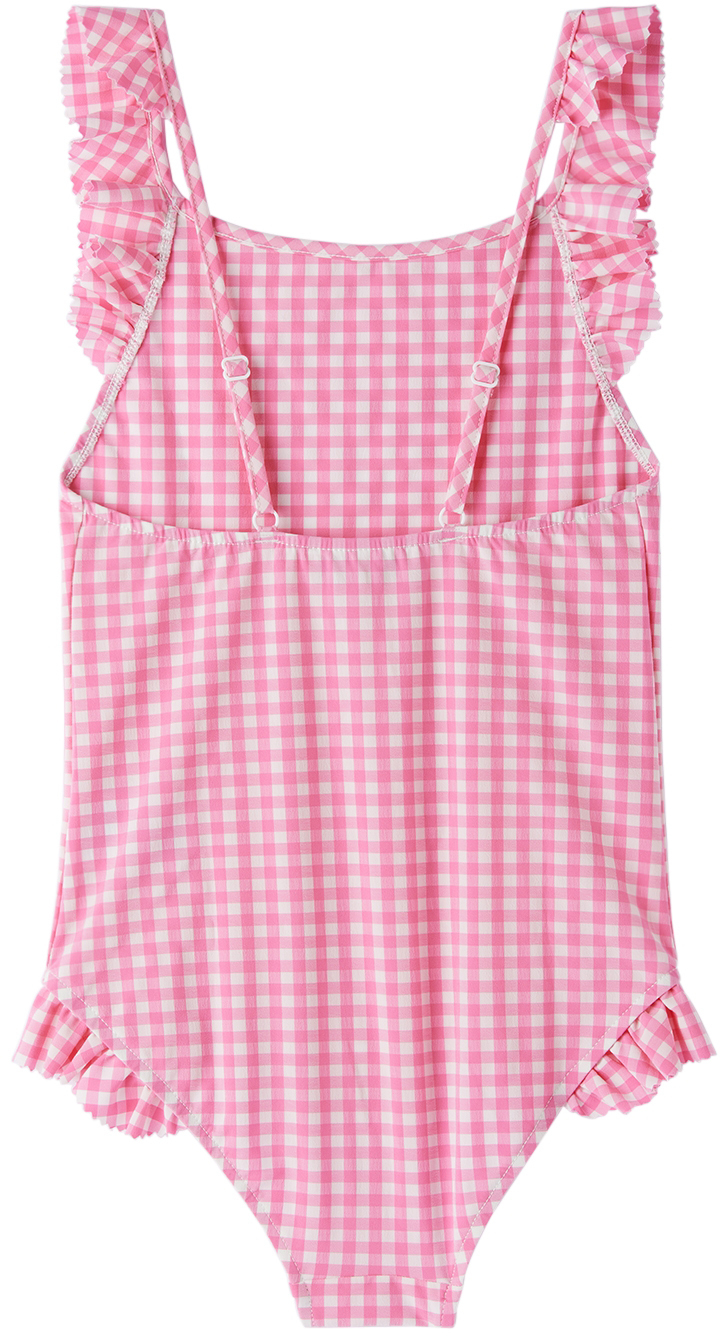 Bonpoint Kids Pink Acapulco Swimsuit Bonpoint