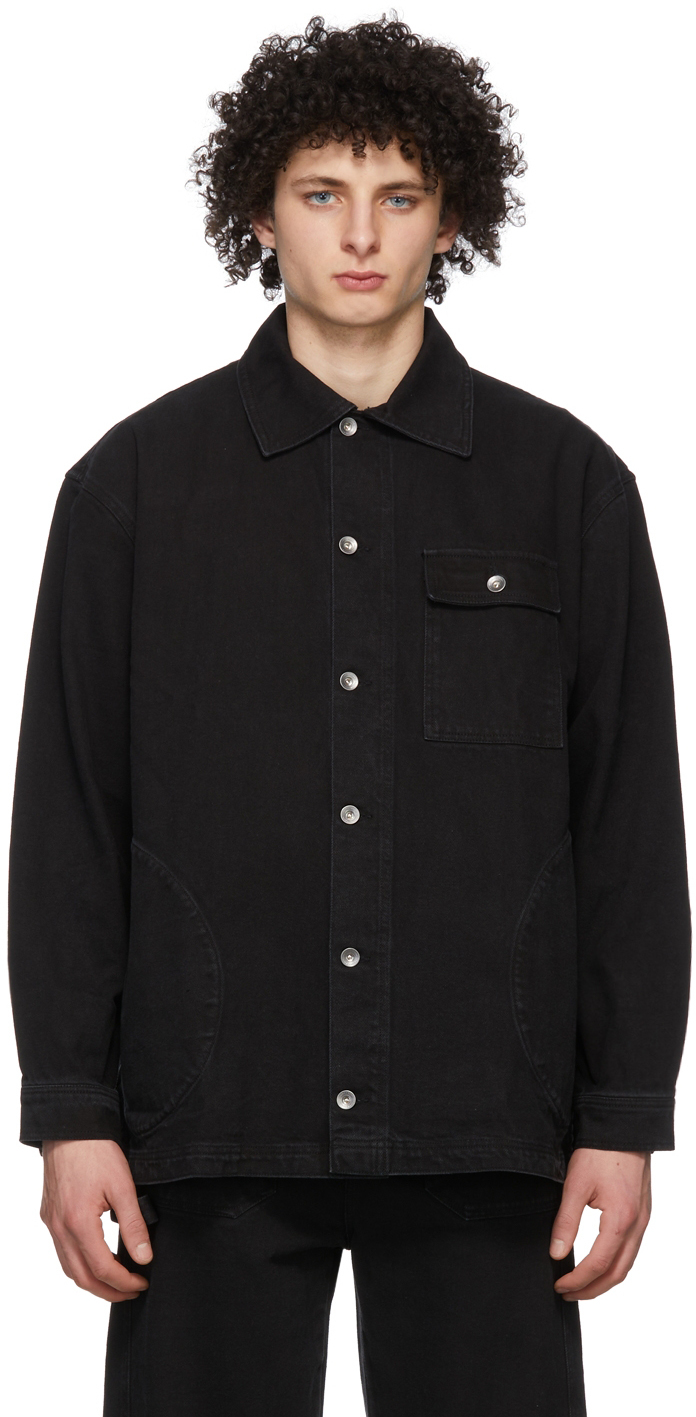 Henrik Vibskov Black Crumpet Denim Jacket Henrik Vibskov