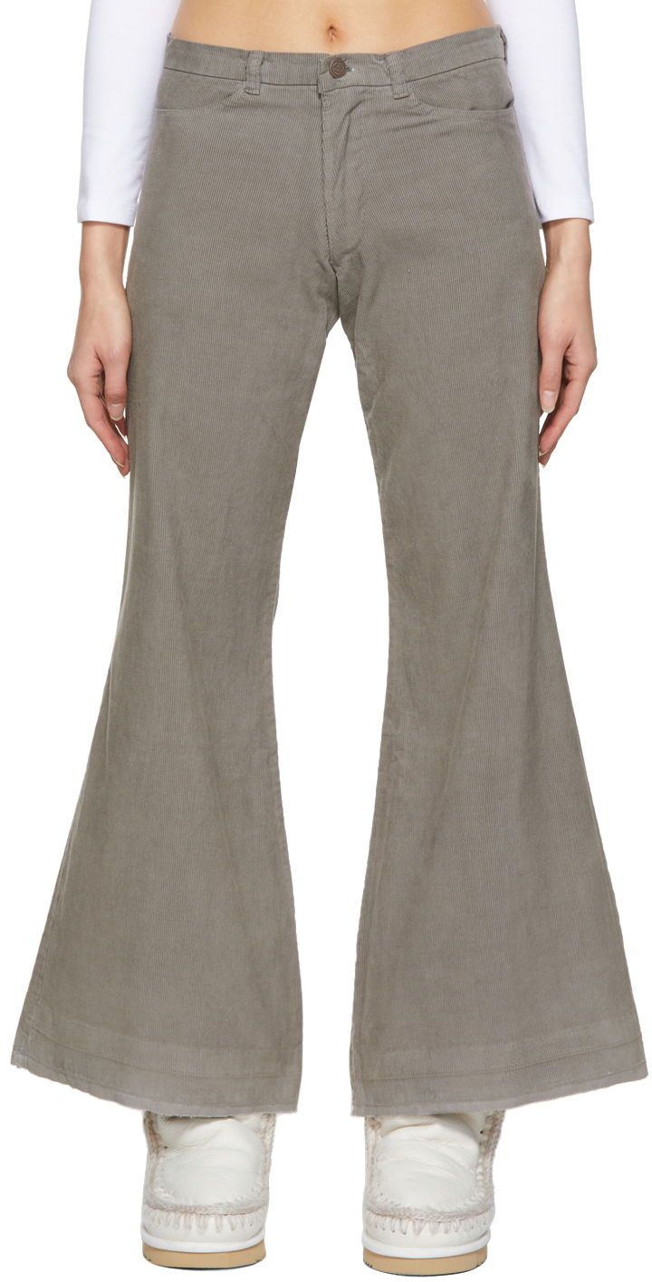 Praying SSENSE Exclusive Khaki Bootcut Trousers Praying