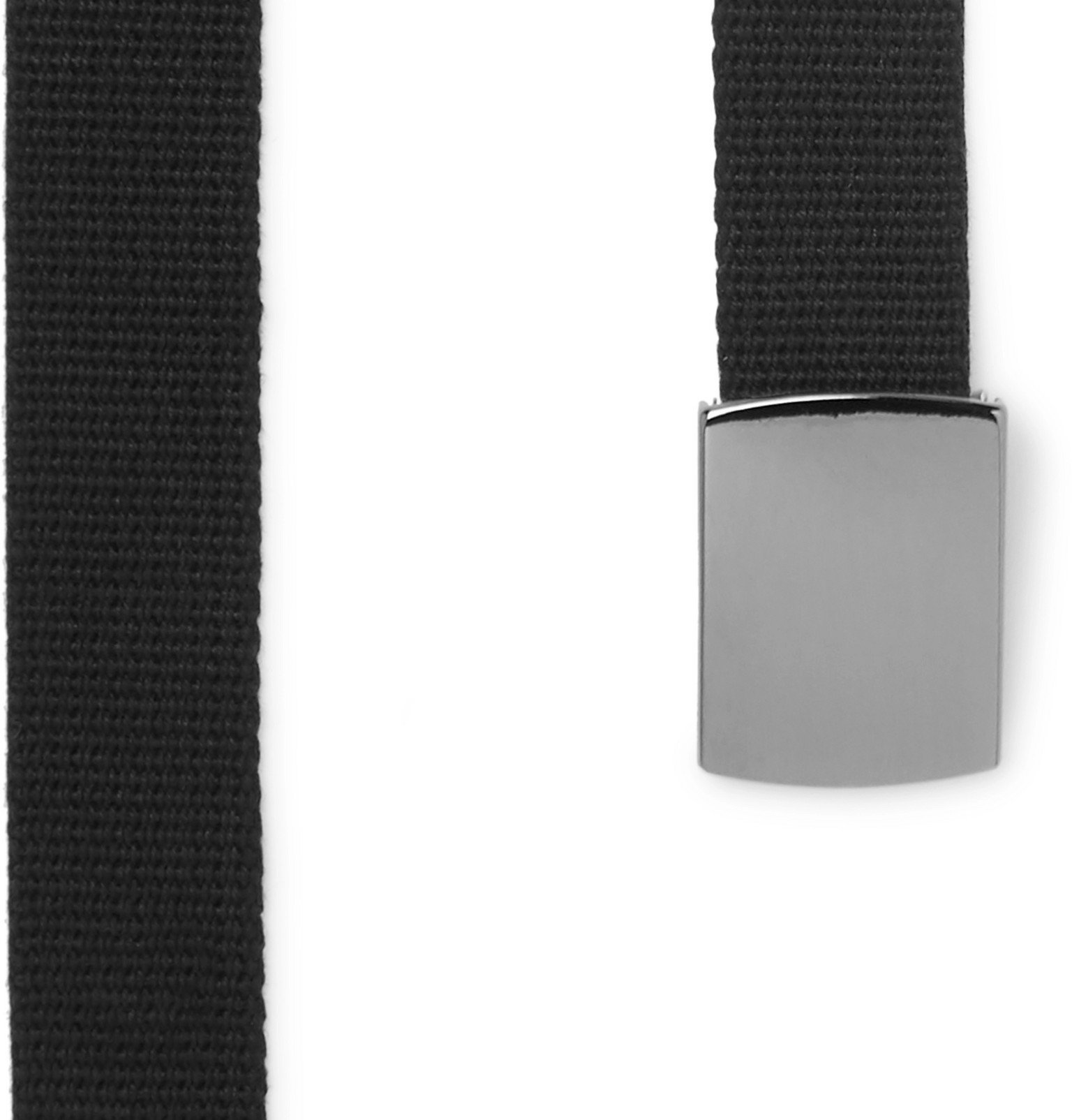 Oliver Spencer - 2.5cm Black Webbing Belt - Black