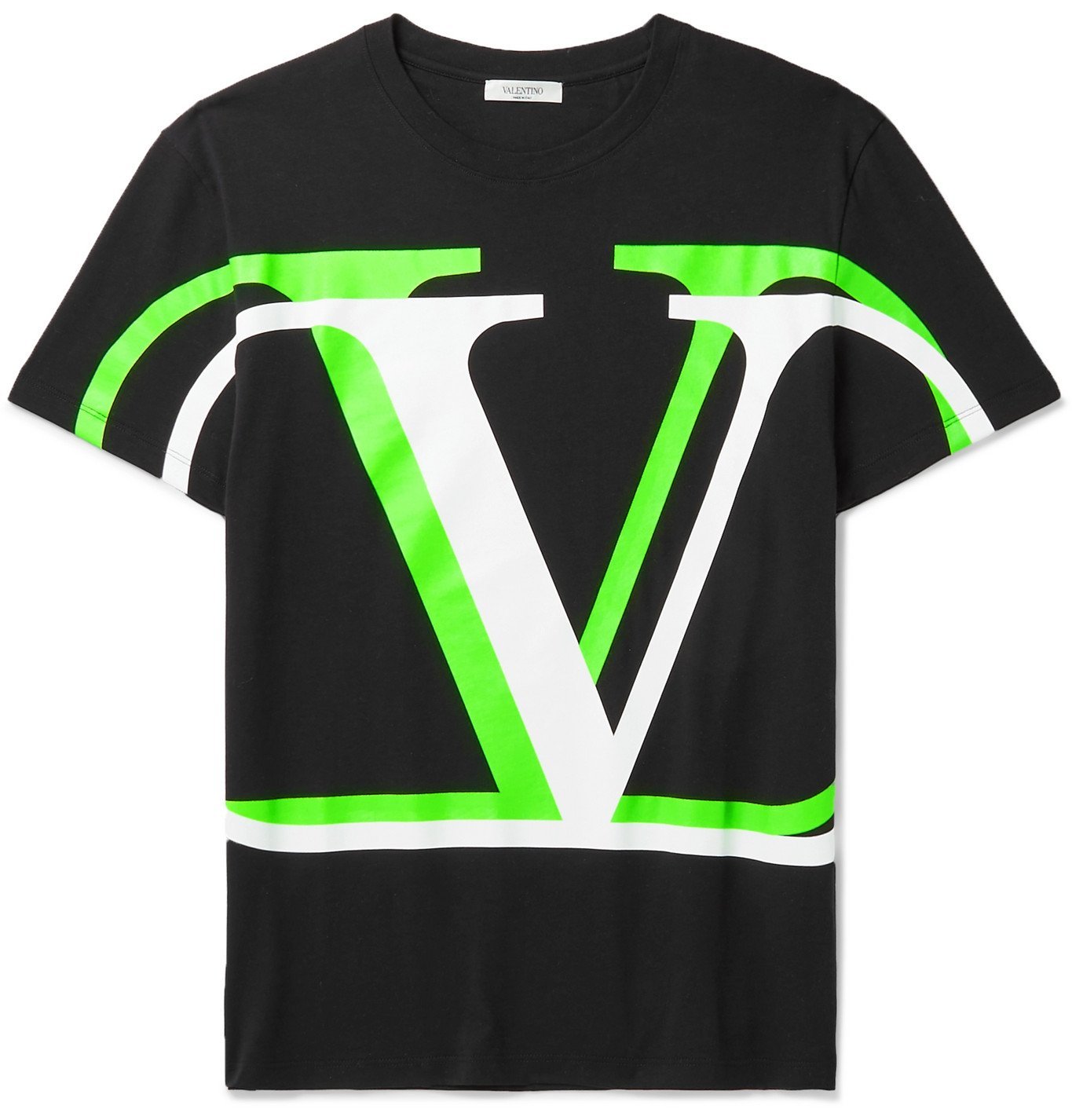 Valentino Logo-Print T-Shirt Green Valentino