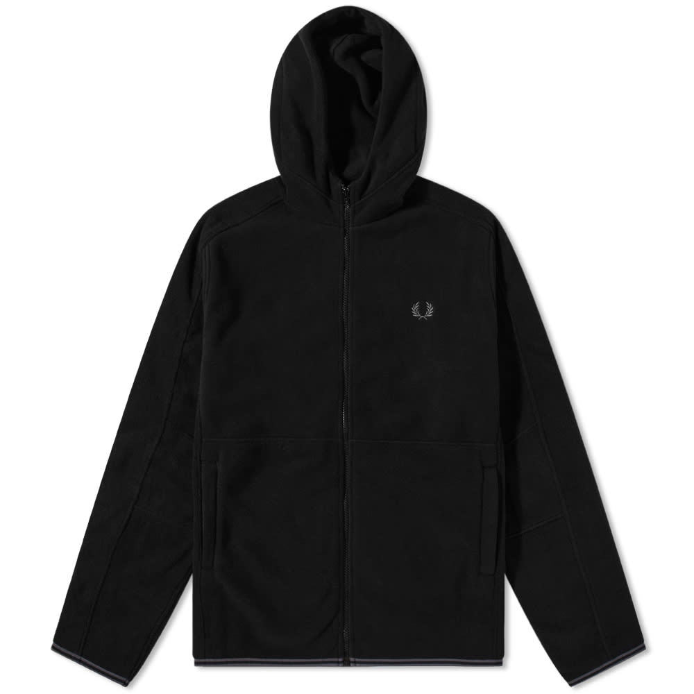 Fred Perry Polar Fleece Hooded Jacket Fred Perry