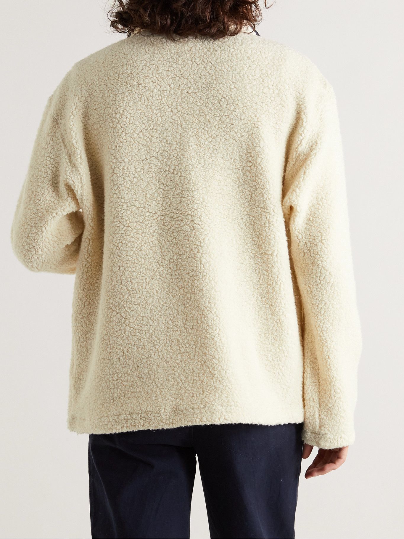 nanamica - Wool-Blend Fleece Jacket - Neutrals Nanamica