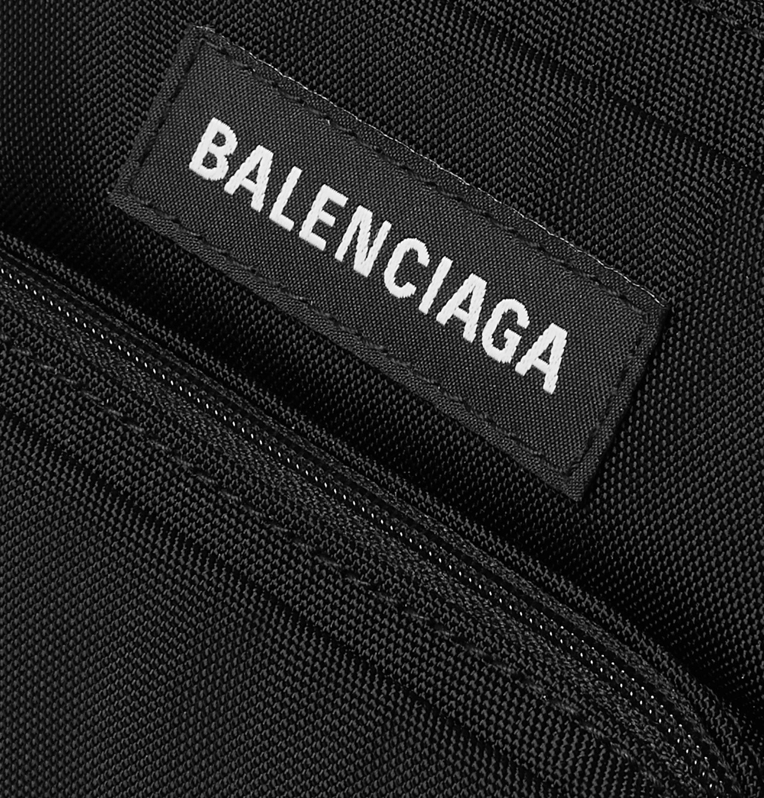 Balenciaga - Explorer Logo-Appliquéd Canvas Messenger Bag - Black ...