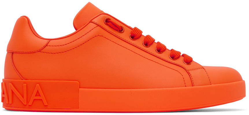 dolce gabbana sneakers orange