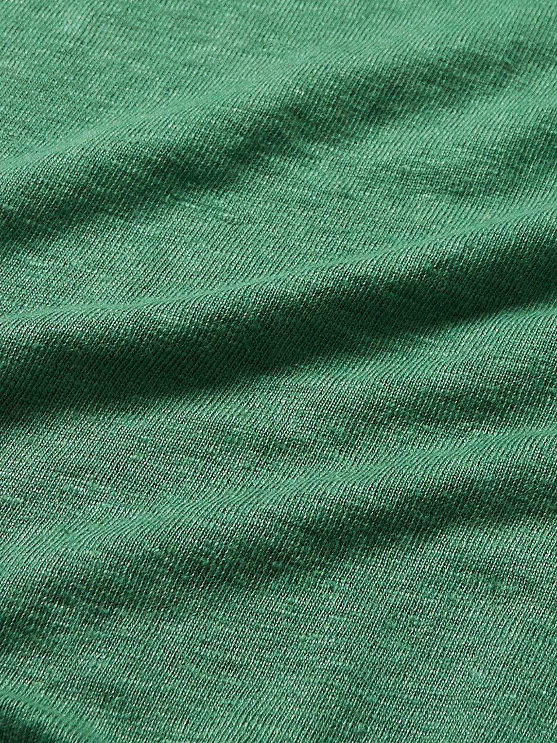 Officine Générale - Slub Stretch-Linen T-Shirt - Green Officine Generale