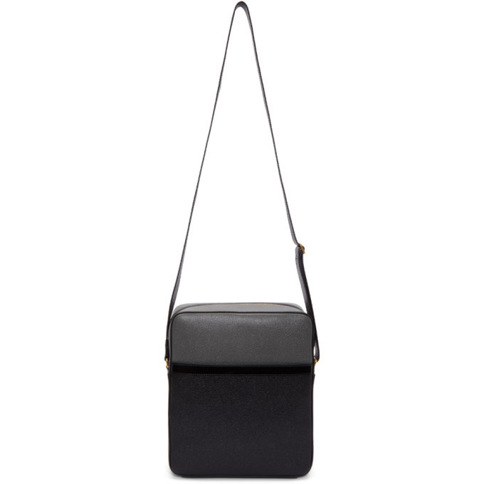 Thom Browne Black and Grey Camera Bag Thom Browne