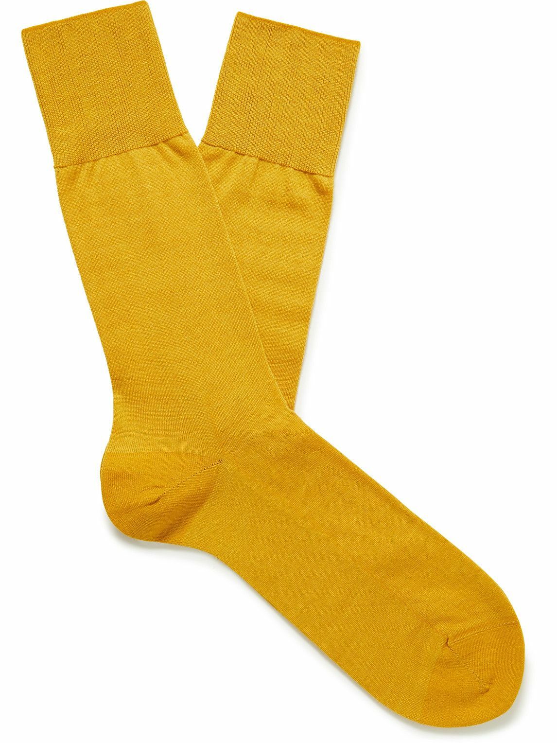 Falke - No 6 Merino Wool-Blend Socks - Yellow FALKE Ergonomic Sport System