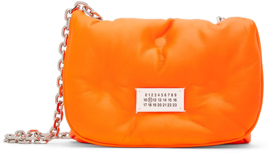 Photo: Maison Margiela Orange Mini Glam Slam Bag